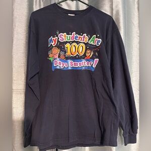 Teacher 100 day smart tshirt